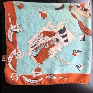 Romantic Sweetheart Vintage Silk Scarf